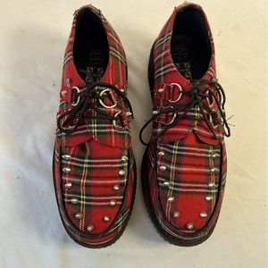 TUK 10 RED PLAID CREEPERS